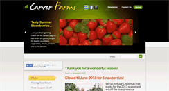 Desktop Screenshot of carverfarms.com